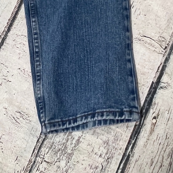 Lee Blue Denim Jeans Mens Pants Distressed Cowboy - Picture 7 of 10